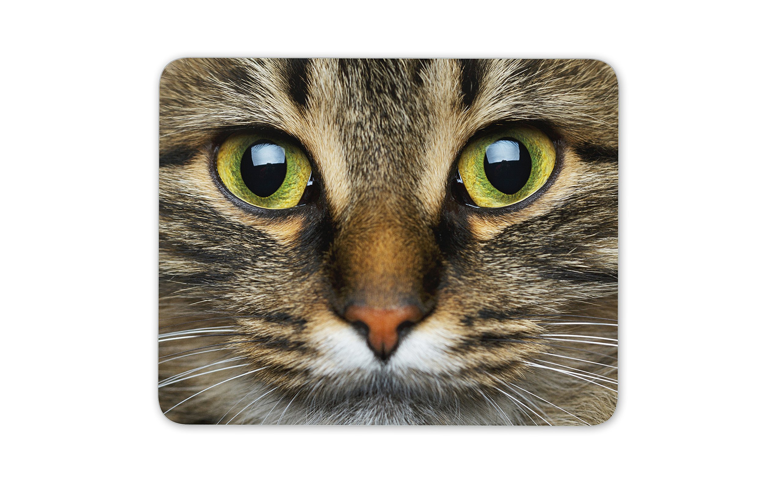 Cat Face Mouse Mat Pad - Kitten Mum Sister Animal Great Gift PC Computer #8386