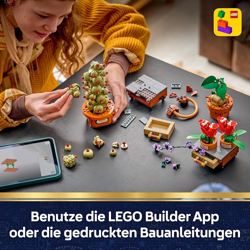 Harry Potter Schloss Hogwarts: Kräuterkunde-Pflanzen 76474