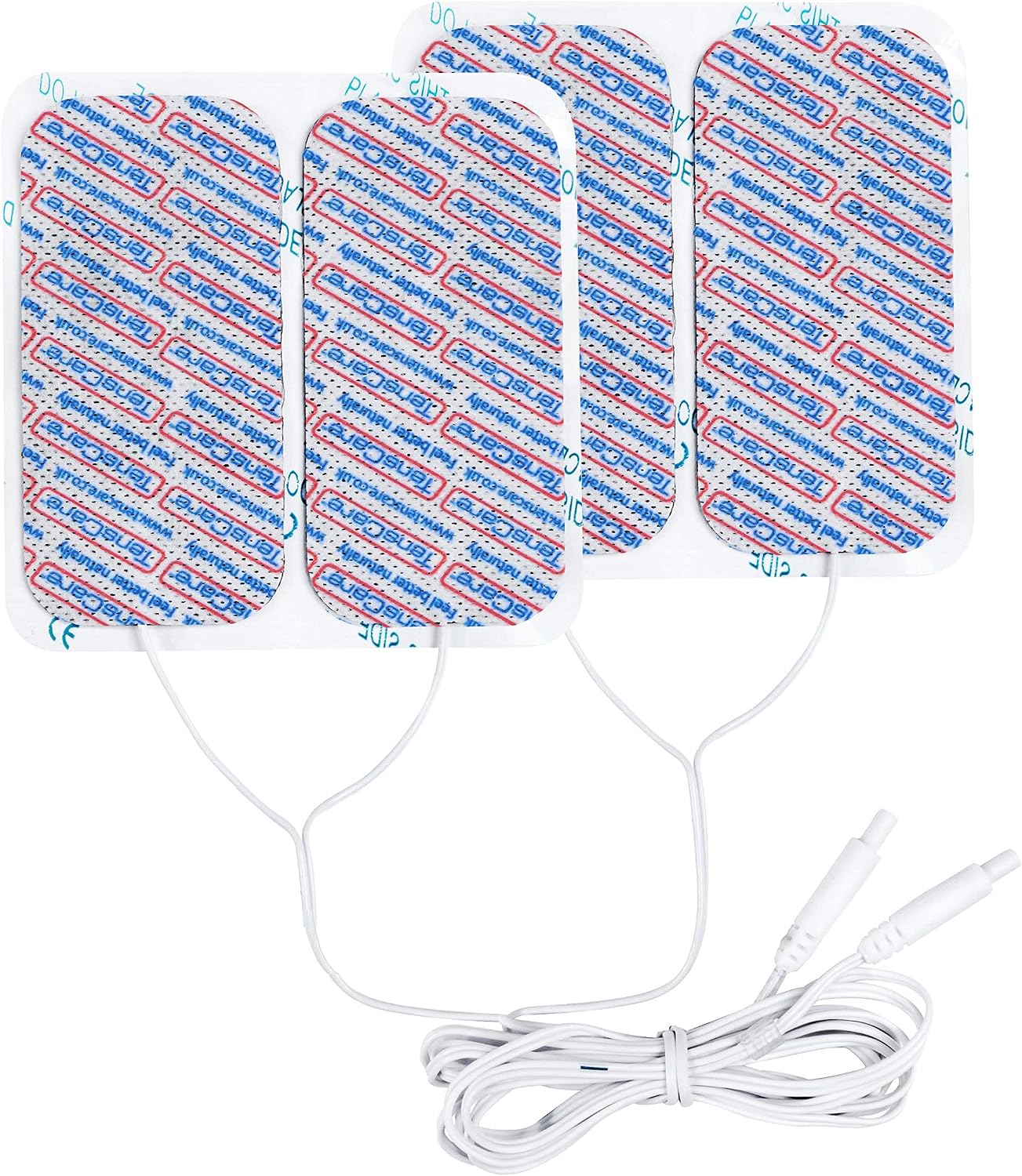 TensCare E-CM50100 (1 Pack of 4) electrodes - for use with Pefect Mama & Perfect Mama+, White