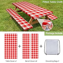 Picnic Table Cover with Bench Covers Camping