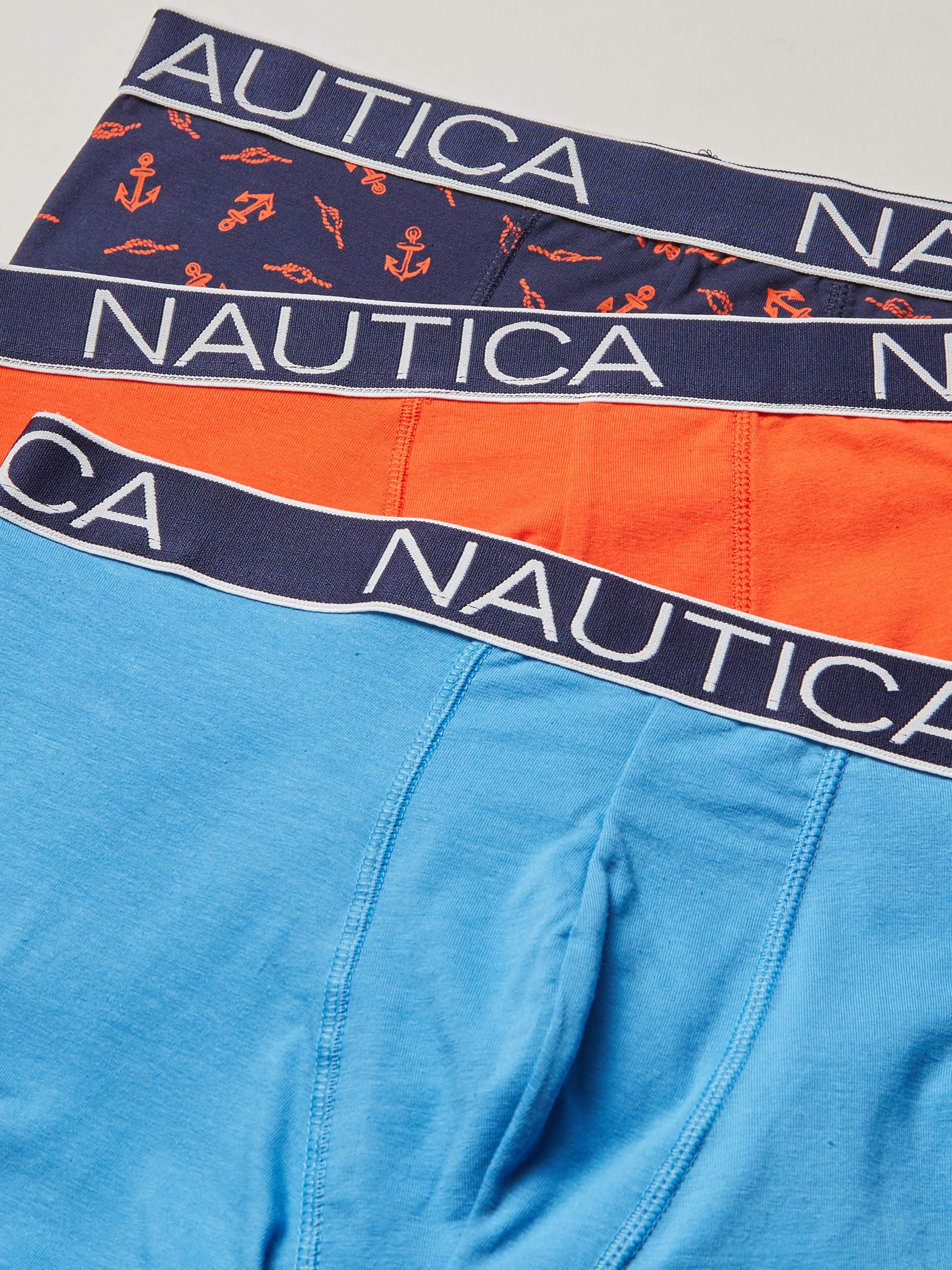 Nautica Men's 3Pack Classic Underwear Cotton Stretch Boxer Brief
