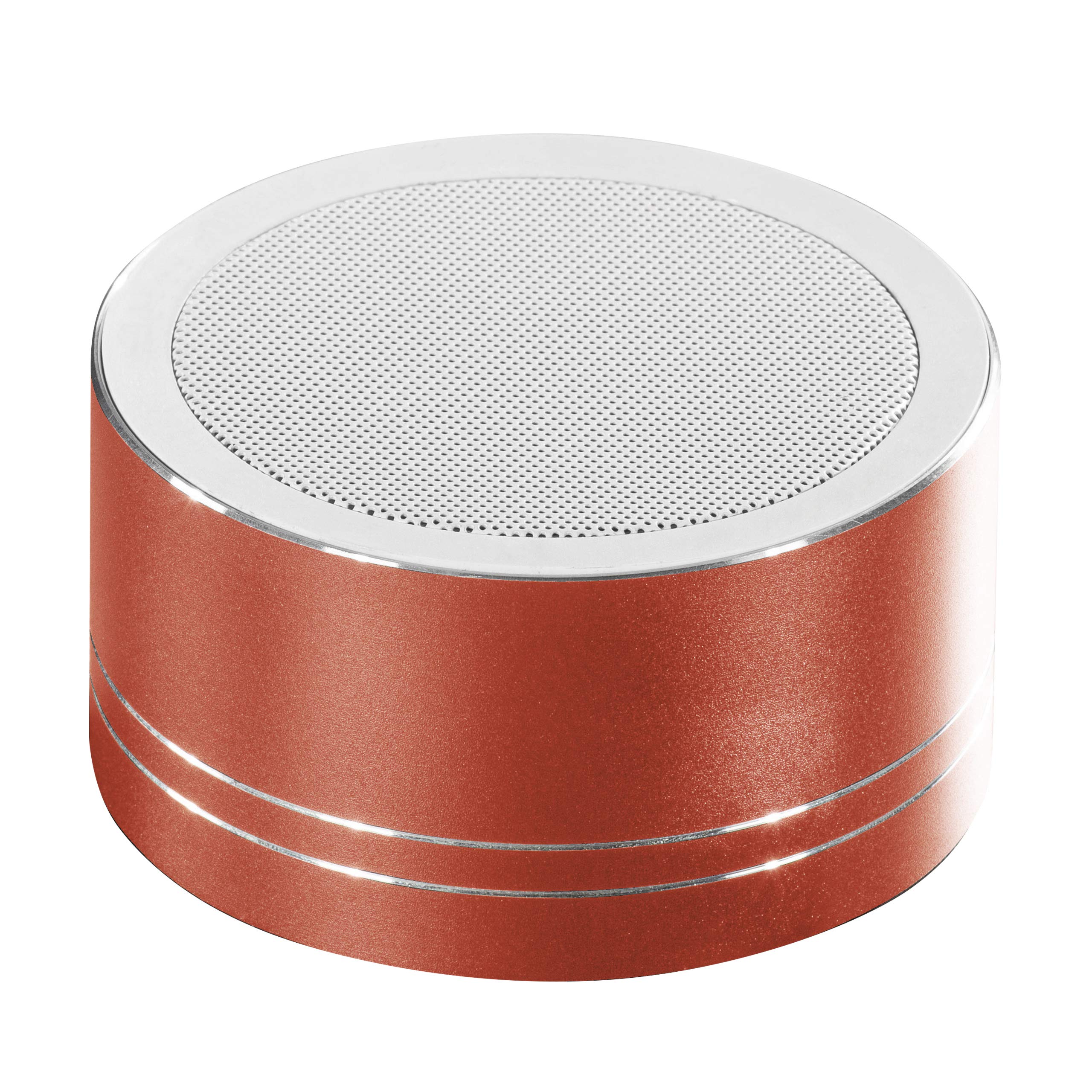 Daewoo Red Cylinder Bluetooth 5W Speaker - CVC Echo & Noise Elimination - Micro Mini USB Charging - Supports SBC MP3 AAC - Hands Free Calls - TF Card Support - FM Radio Function - Power Low Warning