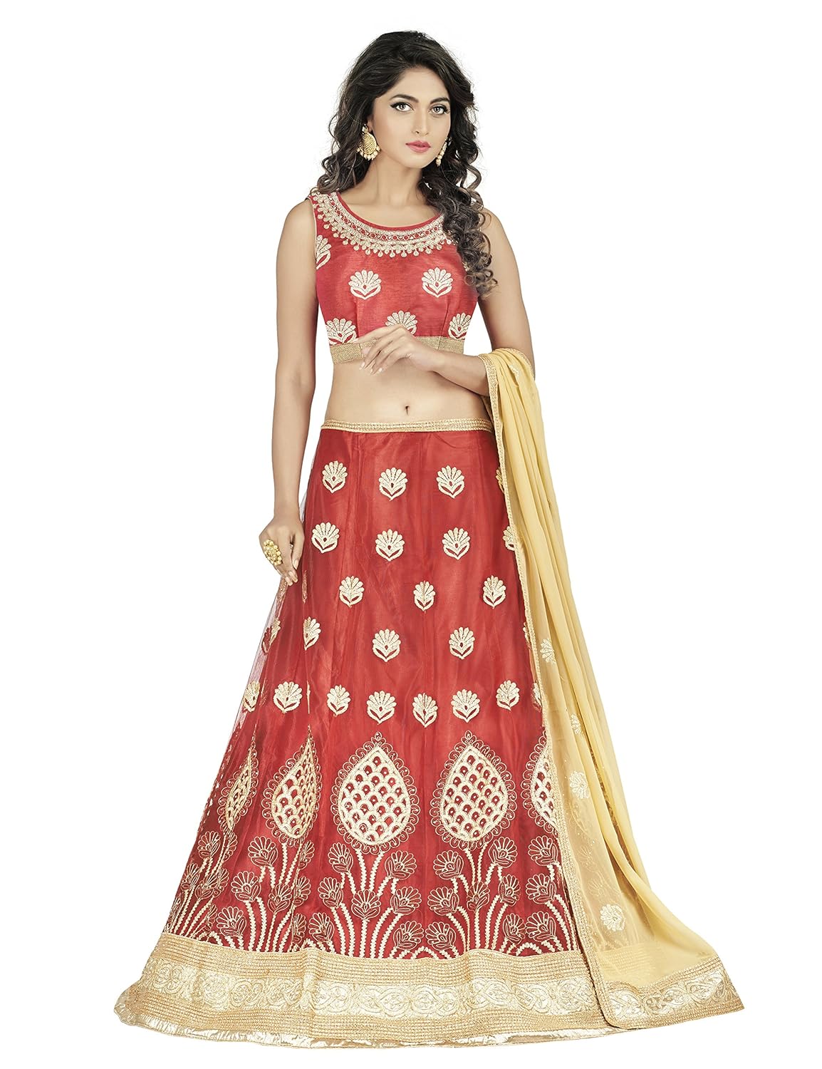 oomph! women's net dress material