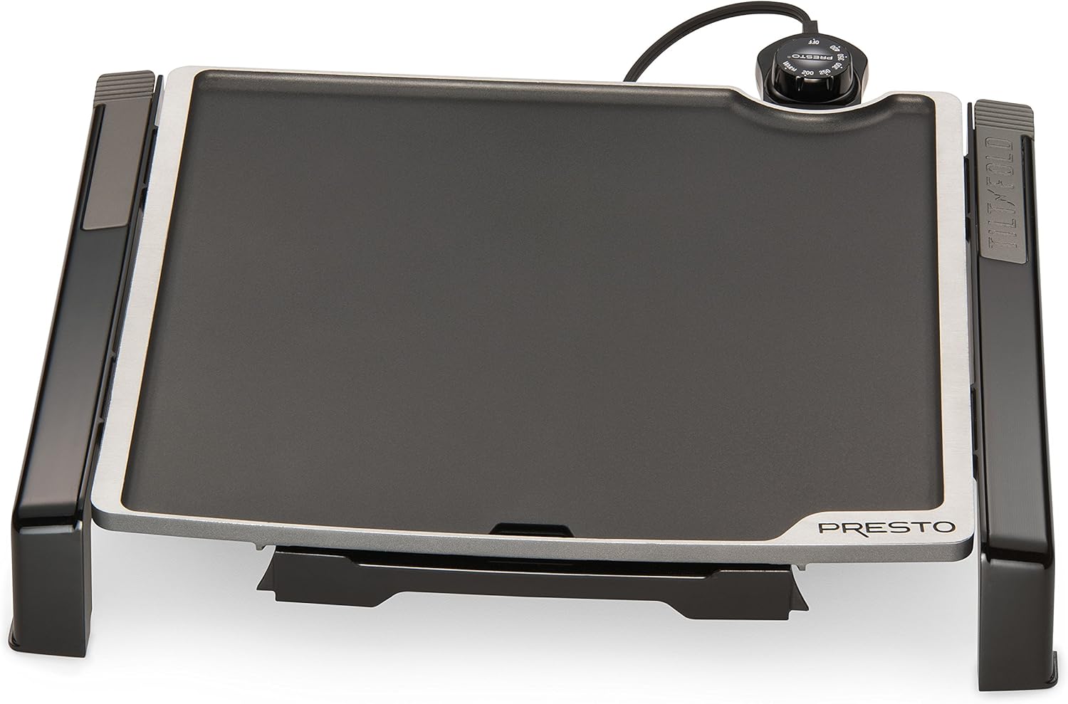 Presto 07071 15-inch Electric Tilt-n-fold Griddle, Black
