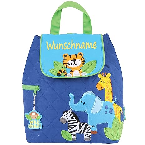 Rucksack Kindergartentasche mit Namen bedruckt Motiv Tiger