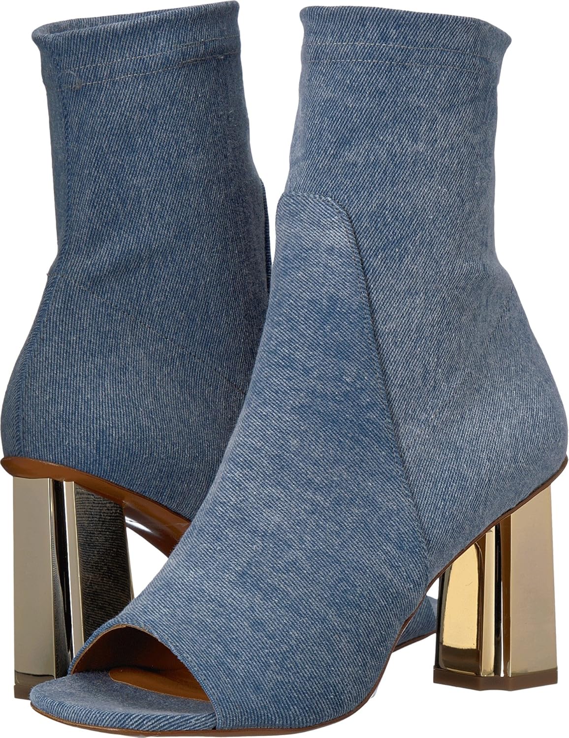 peep toe booties 2 inch heel