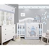 blizzard elephant crib set