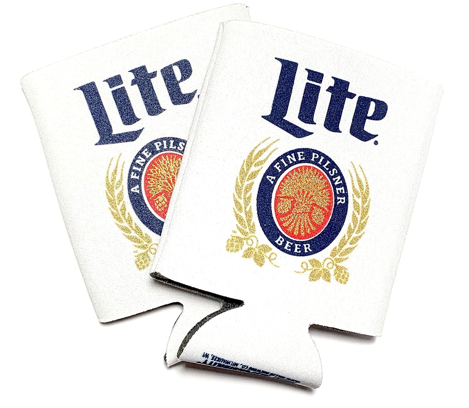 Set of 2 Miller Lite Koozies Sports & Outdoors