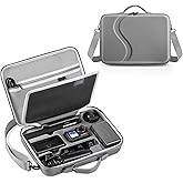 Tomat Action 5 pro Carry Case, Portable Carrying Travel Bag for DJI Osmo Action 5 pro/4/3 Adventure Combo Accessories For DJI MIC 2 /Multifunctional Charging Handle