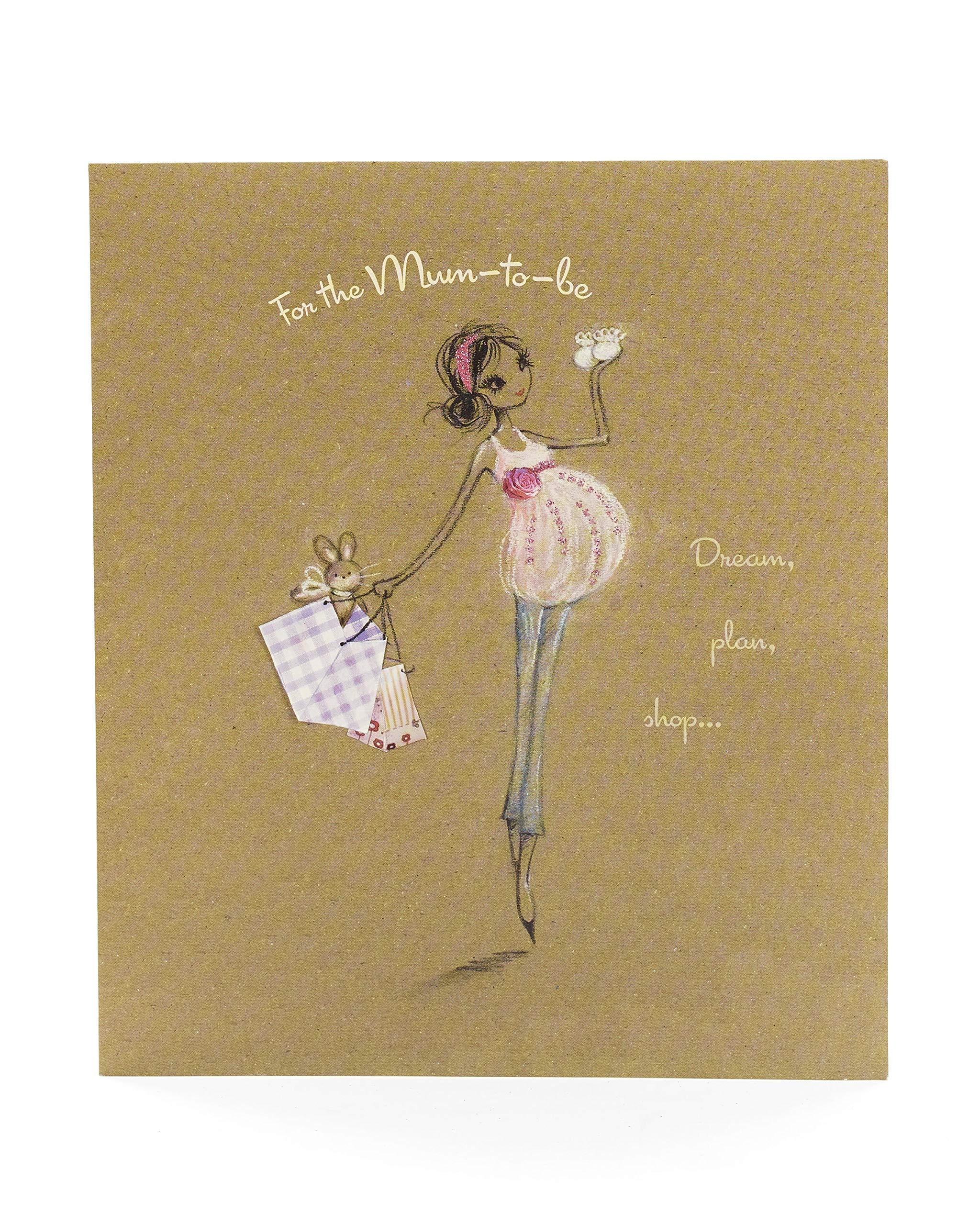 Mum To Be Card - Congratulations Mum To Be - Mum To Be Gifts - Ideal Gift Card for Her - Perfect Mum To Be Card for Baby Shower