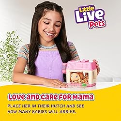 Little Live Pets Lil Baby Bunny Playset Pack, Mama