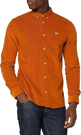 tommy jeans corduroy long sleeve shirt
