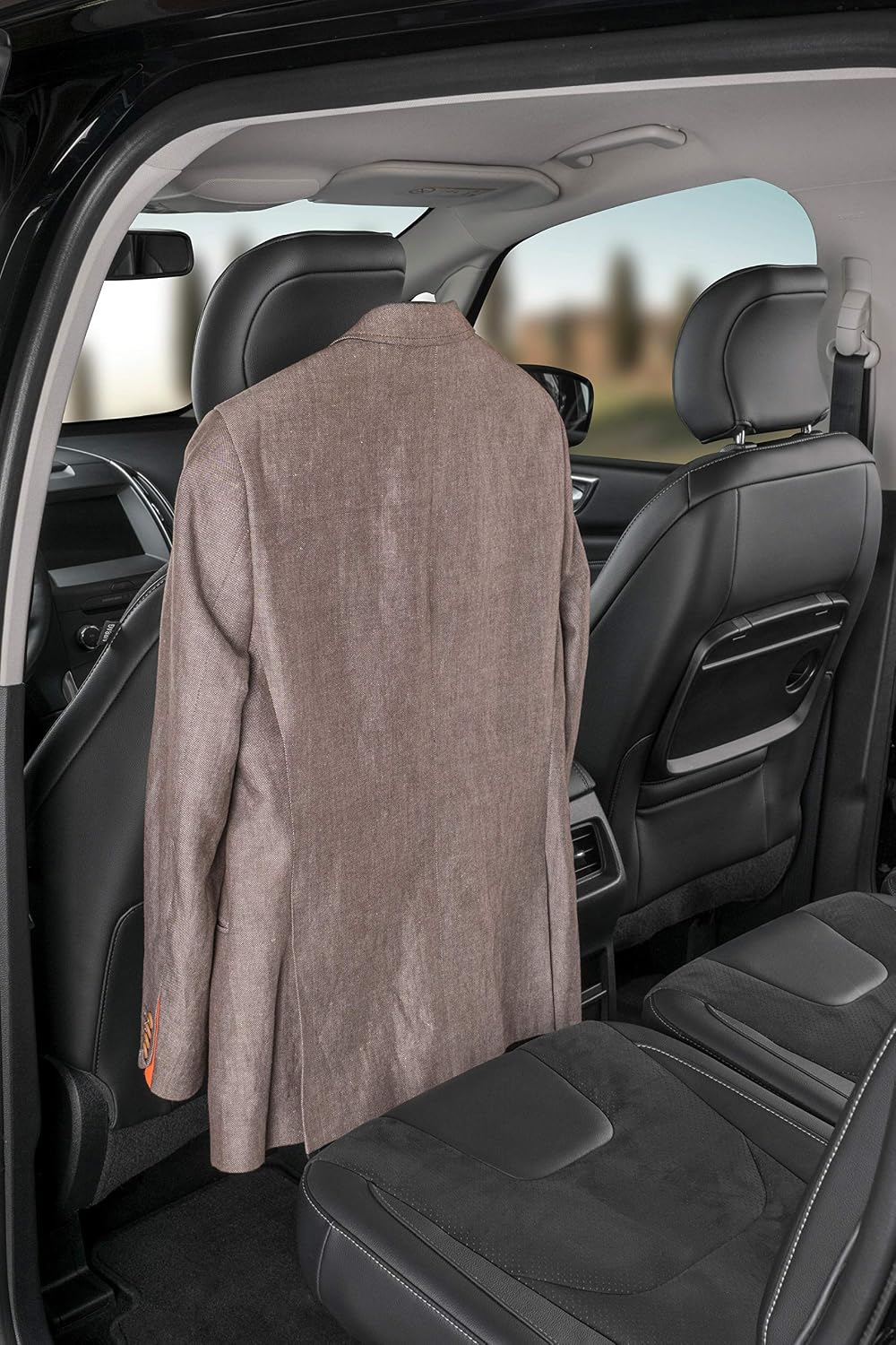 Walser 30330 Car Headrest Coat Hanger, black, Henry - Image 4