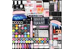 Morovan Acrylic Nail Kit with Everything: Beginners Professional Nail Kit Set for Starter Acrylic Nail with Drill Nail Christmas