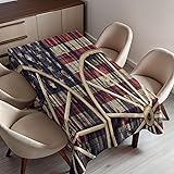 Ambesonne Western Tablecloth, Antique Cart Carriage