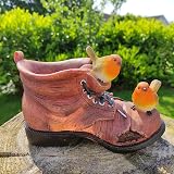 Vivid Arts Vivid Robin Boot Planter view 3