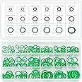 NEIKO 50445A Rubber O-Ring Assortment Set, Buna-N Gasket Sealing Rings and Replacement O-Rings, Includes SAE and Metric Sizes, 270-Piece Kit