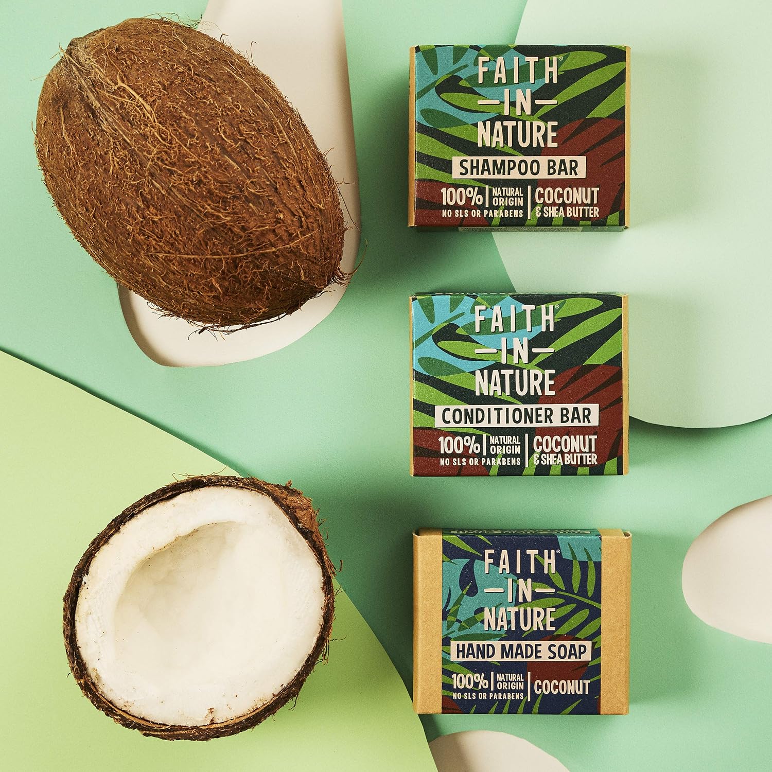 Faith In Nature Natural Coconut & Shea Butter Shampoo Bar, Hydrating, Vegan & Cruelty Free, Paraben and SLS Free - Image 5