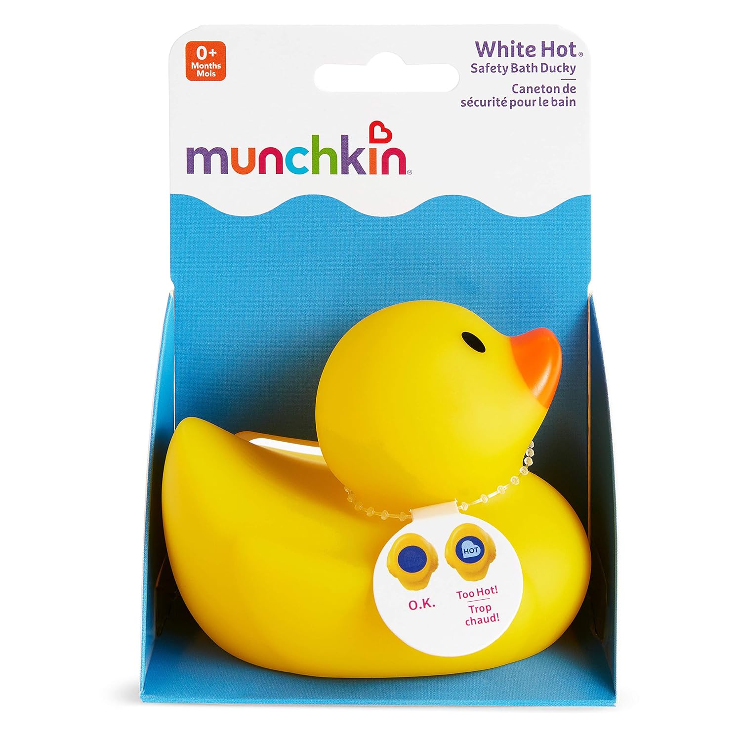Munchkin White Hot Safety Bath Ducky : Bathtub Toys : Baby