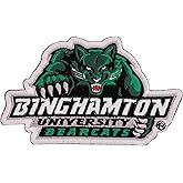 Desert Cactus Binghamton University Patch – Embroidered Iron On/Sew On Applique for Blazers, Jackets, Backpacks, Bags, Hats & Tactical Gear – Binghamton Bearcats (Patch - Design B)