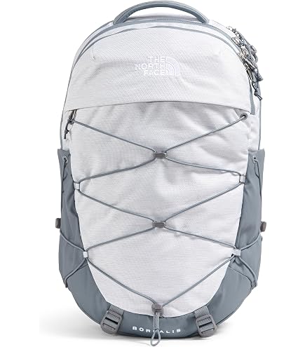 The North Face Women's Borealis Backpack, Wht Met Mélange/Mid Gy-NPF, OS