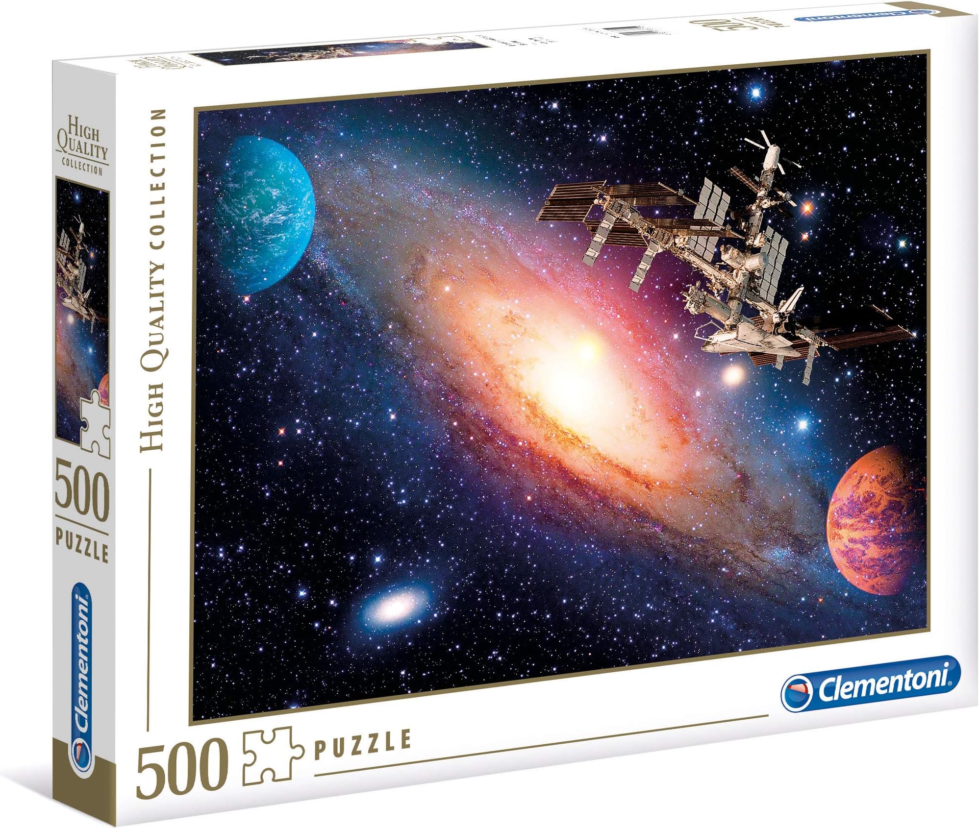 ClementoniPuzzle Collection International Space 500 Pieces, Multicolor, 35075