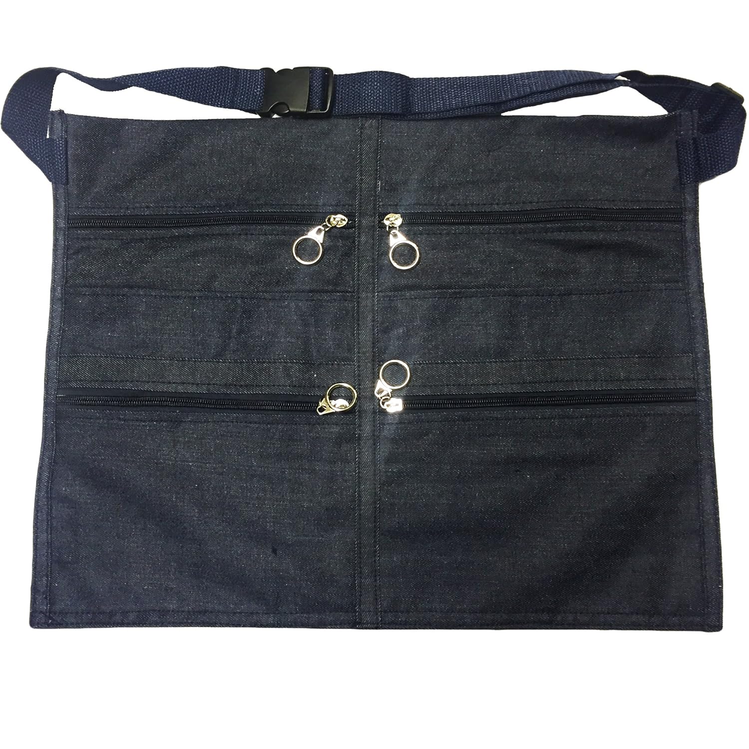 6 Pocket Market Trader Money Belt Bag Apron Pouch Adjustable Waist