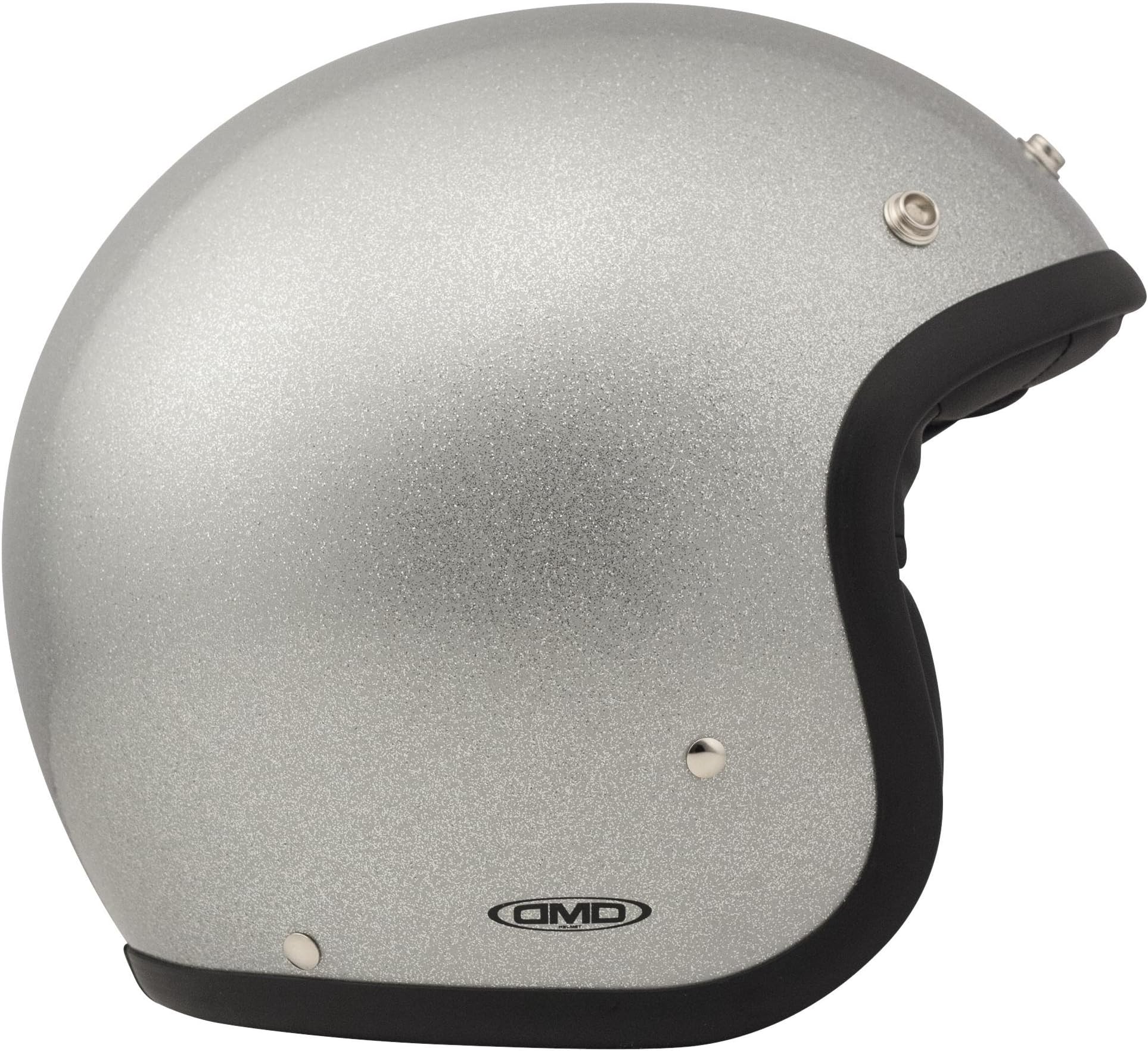 DMD Unisex's Jet-Vintage Motorcycle Helmet