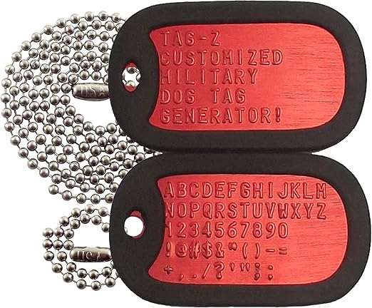 military medical dog tags