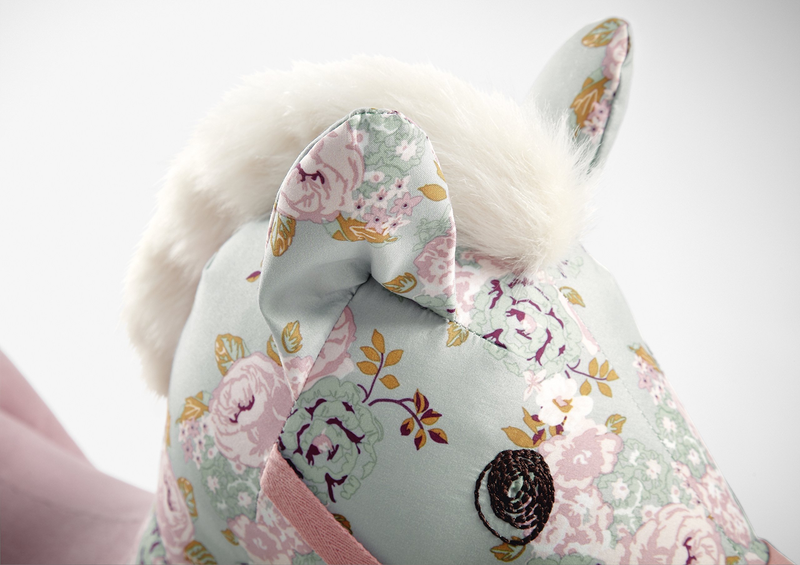 mamas and papas pink rocking horse