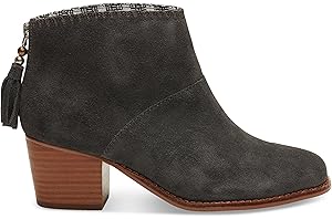 toms leila booties castlerock grey suede