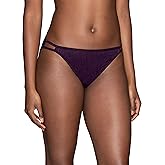 Vanity Fair Women's Illumination String Bikini Panties, Silky Stretch & Satin Trim