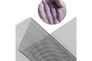 Thinkahead Window Screen Replacement, Fiberglass Screen Material Mesh 48"x118", Durable Easy to Install for House Windows, Sliding Screen Door, Patio, Porch, DIY Projects, Charcoal