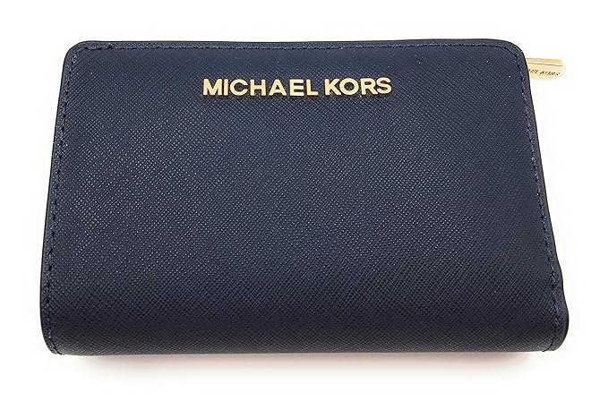 Jet Set Michael Kors GeldbÃ¶rse Dunkelblau Beutel GeldbÃ¶rse Blau
