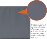 Yaheetech Vertical Chest of Drawers 4-Drawer Fabric Organizer Dark Grey view 9