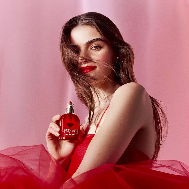 Amor Amor, água spray de colónia para mulheres, fragrância floral frutada, 100 ml