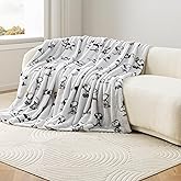 Berkshire Peanuts® Ultra Plush Thick Faux Rabbit Fur Snoopy Blanket, Twin Size Cozy Grace Fur Collection Blanket for Bed, Couch & Sofa(60”×90”,Life of Snoopy Large Hippo)