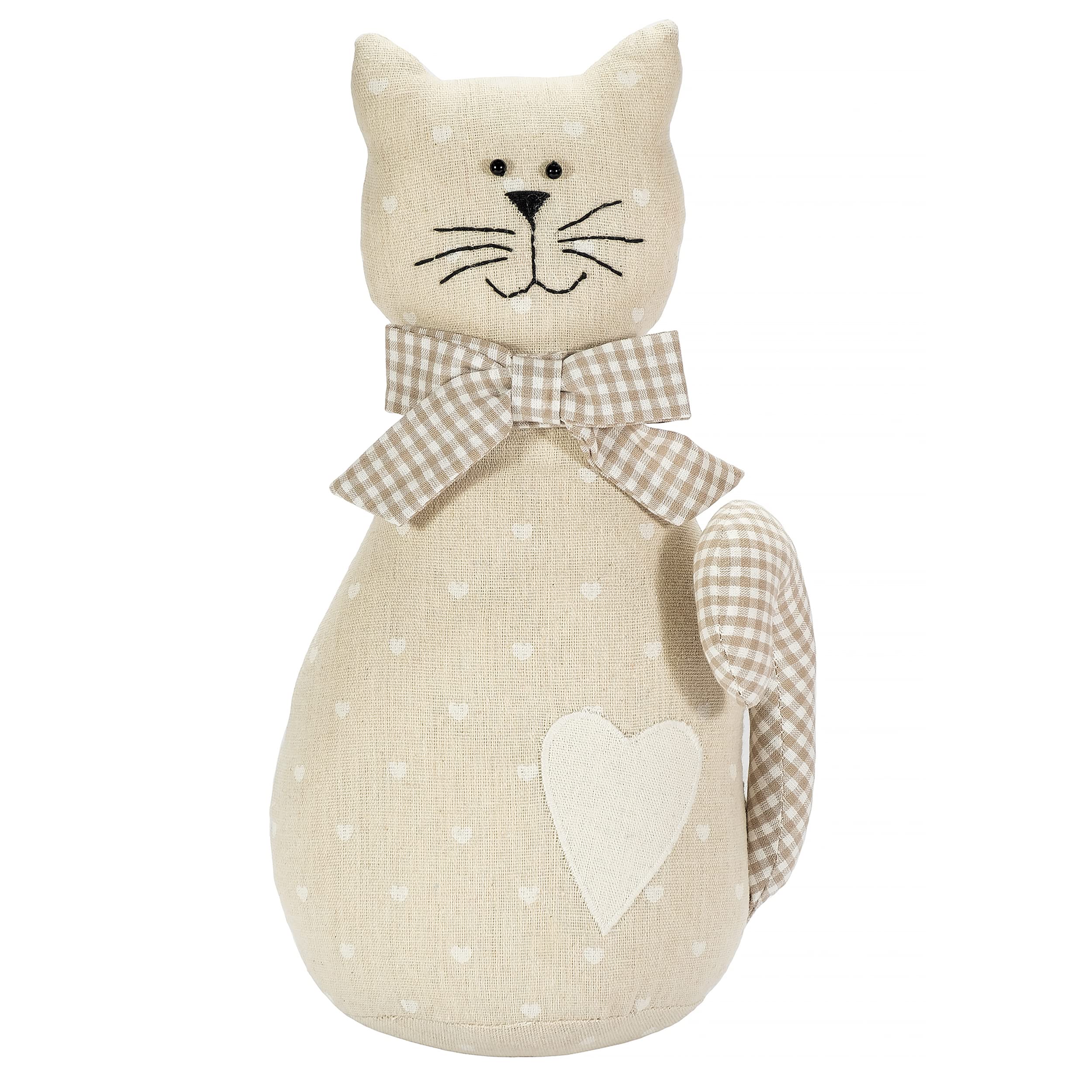 SPOTTED DOG GIFT COMPANY Door Stop Animal Cat Themed Weighted Fabric Novelty Door Weight, Cute Decorative Doorstop Home Decor Accessories, Gift for Cat Lovers Owners — image 1