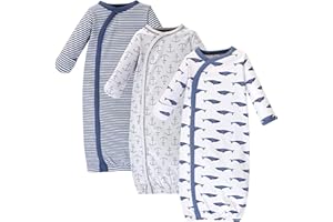 Touched by Nature Unisex Baby Organic Cotton Kimono Gowns