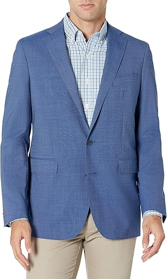 Cole Haan メンズ ストレッチスーツ セパレートジャケット Us サイズ 36 Regular カラー ブルー コート ジャケット 通販 Amazon