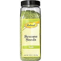 Roland Foods Wasabi Sesame Seeds, Specialty Imported Food, 16-Ounce Bottle