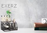 EXERZ Desk Organiser Mesh Desk Tidy Caddy Multifunctional 7 Compartments Black view 8