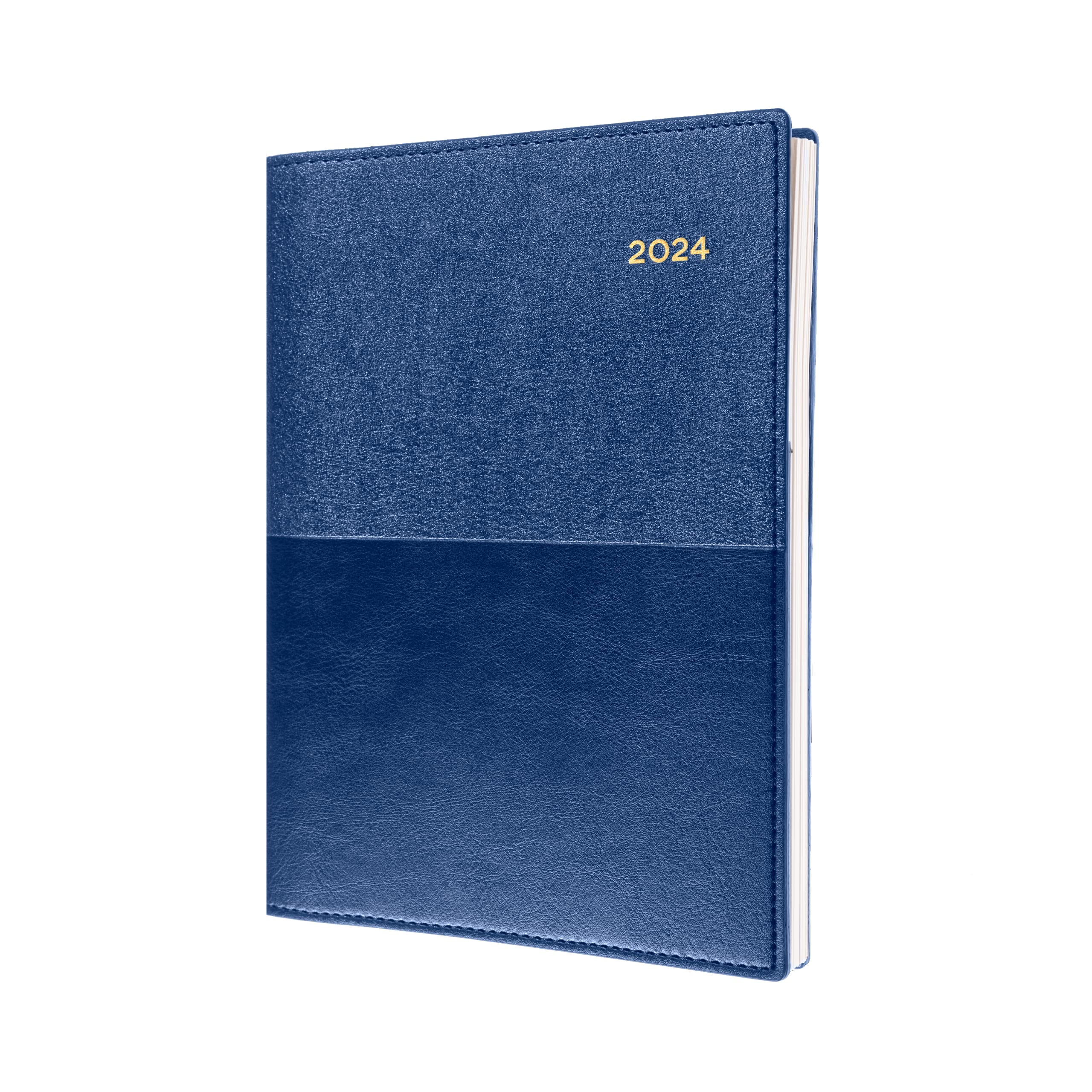 Collins Debden Collins Valour 2024 Diary A5 Day to a Page (with Appointments) - Lifestyle Planner and Organiser for Office, Work, Personal and Home - January to December - Daily - Navy - VAL251.59-24