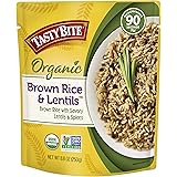 Tasty Bite Organic Brown Rice & Lentils, 8.8 Ounce, Pack of 6, Ready to Eat, Microwavable, Vegan, Gluten-Free