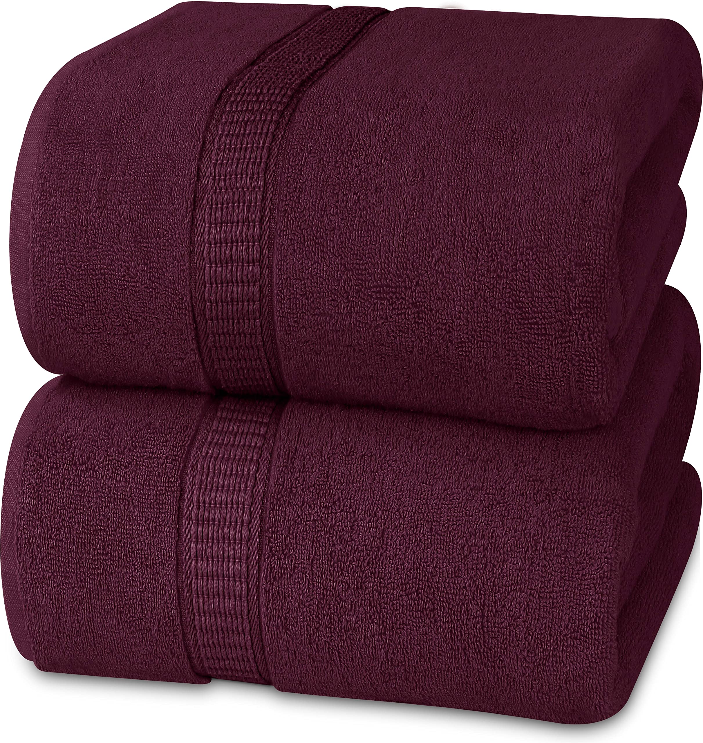 Utopia Towels Luxurious Jumbo Bath Sheet 2 Piece, 600 GSM, 35 by 70 ...