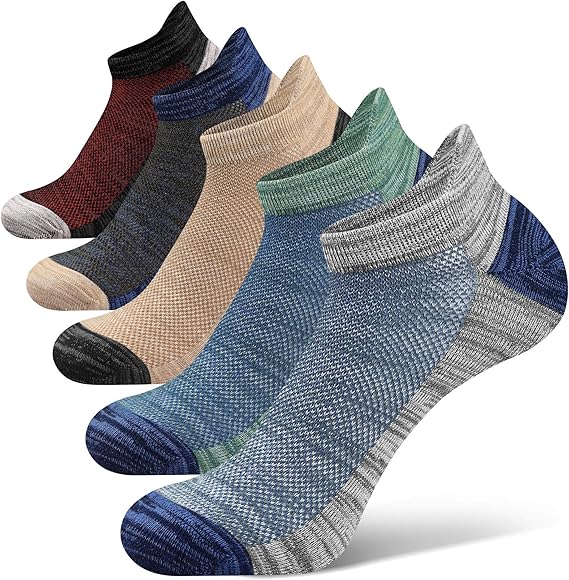 Amazon Closemate ソックス 靴下 メンズ くるぶし 浅履き口 スポーツソックス スニーカーソックス 5足組 綿 ショート アンクルソックス 男性 抗菌防臭 四季適用 スポーツソックス 通販
