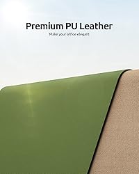 YSAGi Leather Desk Protector, Office Mat, Large