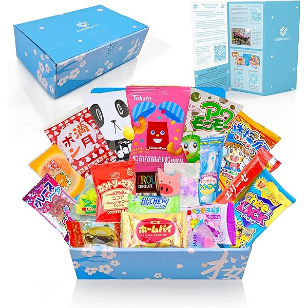 Amazon.com: Japanese Snacks Dagashiya Box Pack 20 Count Individual