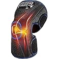 CINCOM Knee Massager with Heat, Air Compression Leg Knee Brace Wrap for Arthritis and Pain Relief Knee Eletric Heating Pad for Swelling, Injury and Joint Recovery Mothers Day Gifts (Single Unit)