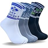 Monkey Stix The Original 3 Pack Pickleball Socks Size 8-13 - Perfect Gifts For Pickleball Lovers and Accessories Pickle Ball Players Men and Women Outdoor Indoor Gift Accessory